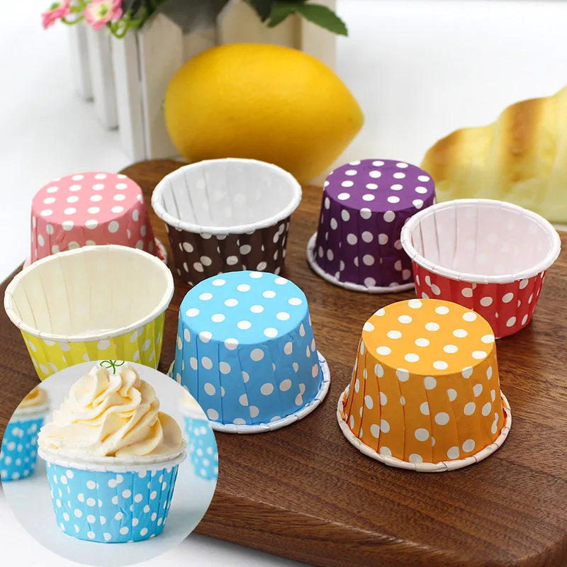 50 pcs cupcake liners mini cup cake mold bakery tools paper cups liner molds baking accessories cakepop mold supplies