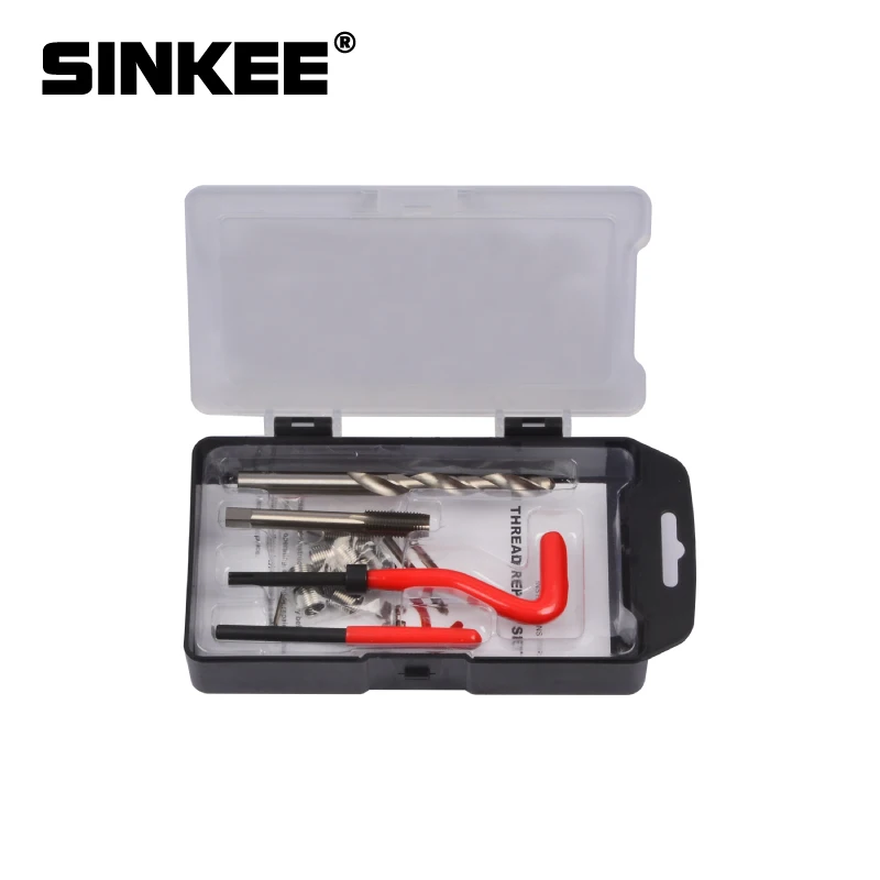£10.35 15 Piece Thread Repair Recoil Insert Kit Drill Tap Installation