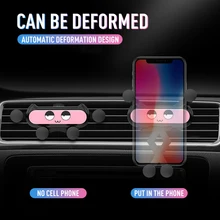 Universele Auto Telefoon Mini Zwaartekracht Beugel voor IPhone XS Huawei P30 Mobiele Telefoon Houder Mobiele Stand Ondersteuning Auto Accessoires(China)