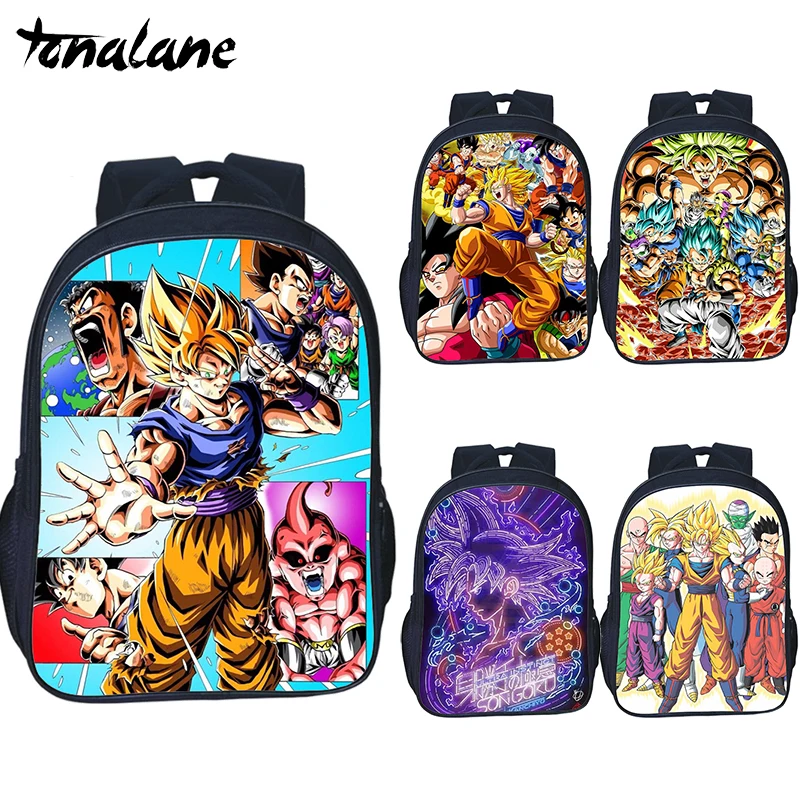 Аниме Dragon Ball Супер школьные сумки для женщин и мужчин повседневный рюкзак Супер Саян Гоку Вегета рюкзак для путешествий Детские рюкзаки