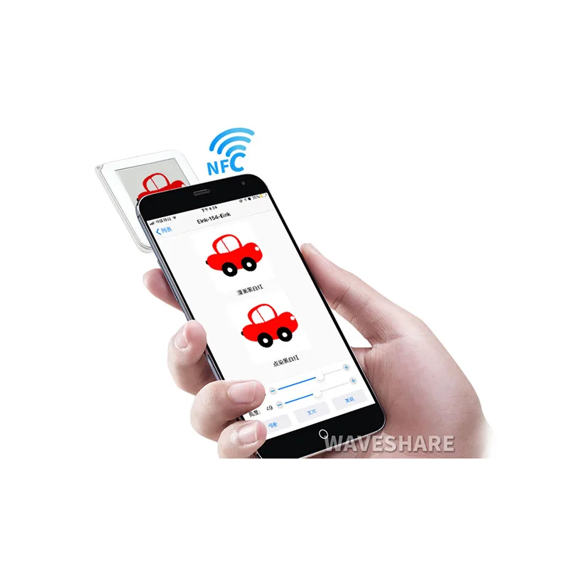 Waveshare NFC   , ̽   ũ ÷, ͸       , 3  1.54 ġ