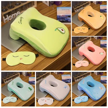 

Memory cotton pillows, cartoon fruit, with eye masks, office naps, cute colorful and comfortable