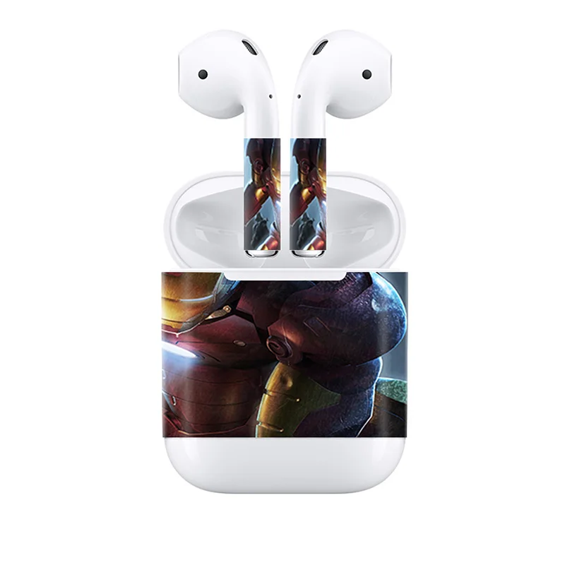 Крутой дизайн 14 цветов в Стокер Airpods наклейка для Apple Airpods водостойкие Переводные картинки кожи - Цвет: 900