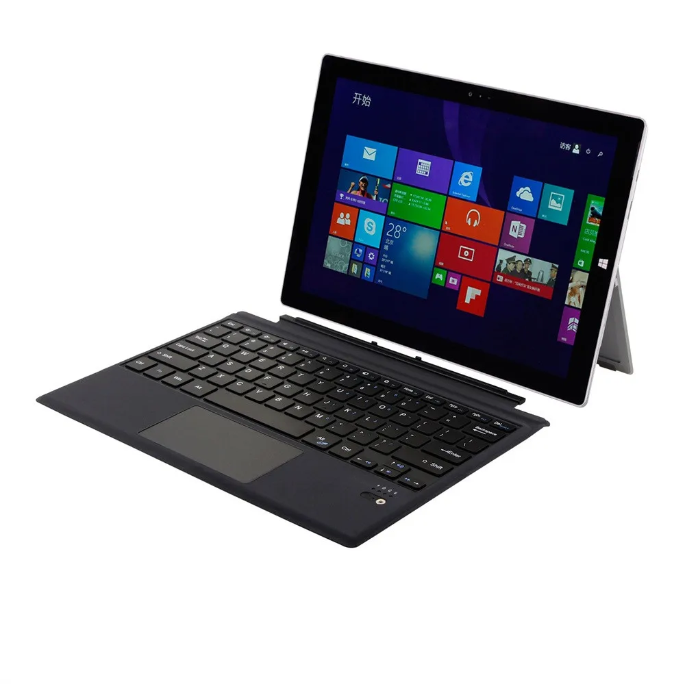 Black CARPRIE для microsoft Surface Pro 6 /Pro 5 /Pro 4 Bluetooth беспроводная клавиатура для IOS Android Tablet PC Windows - Цвет: Black