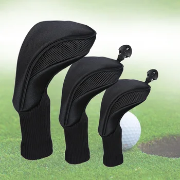 

3pcs Travel Number Printed No.1 3 5 Simple Tool Parts Cap Anti-scratch Soft Club Head Cover Accessories Protect Sleeve Golf Rod
