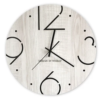 

Silent Living Room Clocks Home Decor Nordic 3d Large Wall Clock Modern Design Kids Kitchen Wall Watch Klok Farmhouse Decor 4C130