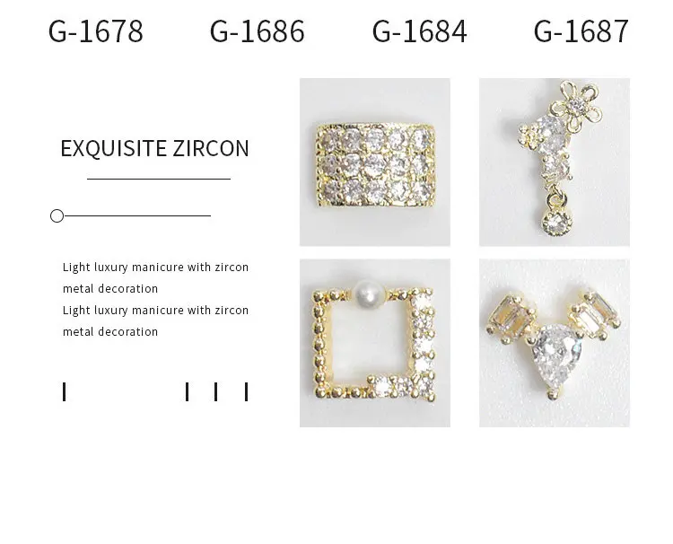 10 teile/los 3d Kreuz flügel Zirkon kristalle Legierung Strass Schmuck Schmuck Nail Art Dekorationen Nägel Zubehör Charms liefert g1644 – Detail 8