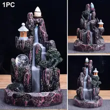 Ретро горелка для благовоний из смолы, домашний водопад, офисный декор, аксессуары для буддийской чайной чаши