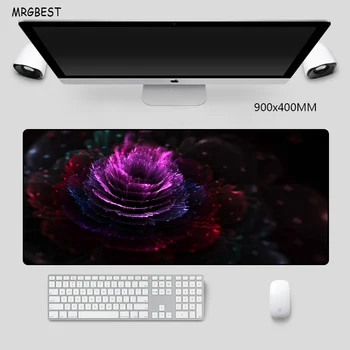 

MRGBEST Mouse Pad Large Light and Flower Pads Comfortable Nature Rubber Laptop Desk Mat Cover Your Hand Softy for Game Player