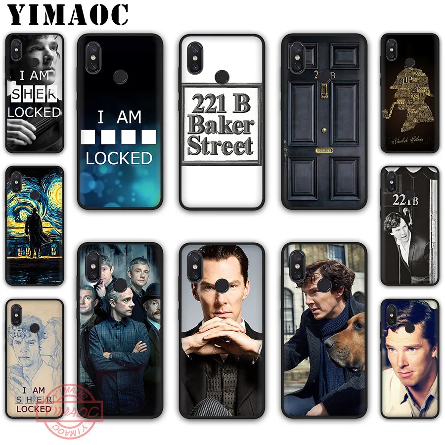 Мягкий чехол YIMAOC 221B I am Sherlock Holmes Sherlocked для Xiaomi Mi 10 9 8 SE 6 A1 A2 A3 Lite F1 9T Pro CC9E Max 3 |