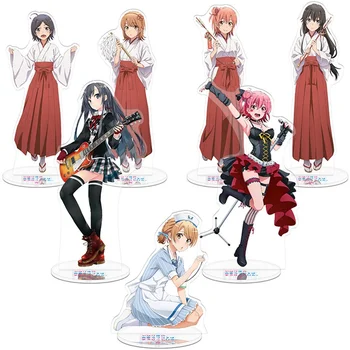 

Anime My Teen Romantic Comedy SNAFU Cute Yukinoshita Yukino PVC Action Figure Stand Plate Girl Collection Car Model Ornaments