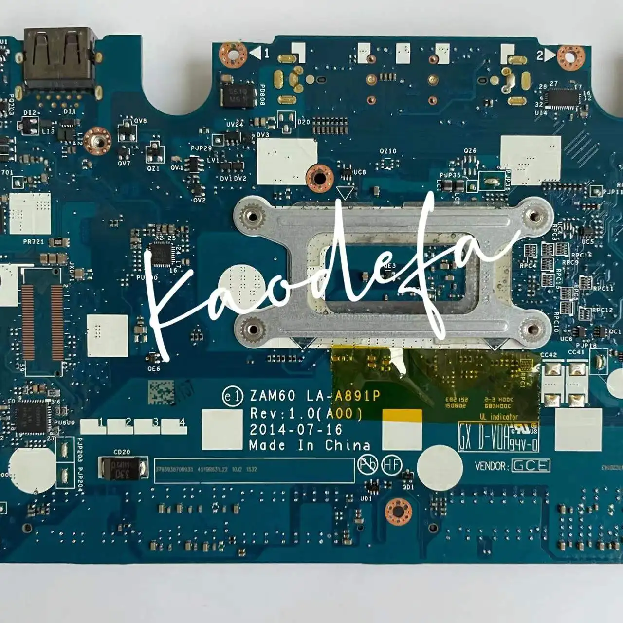 para Dell Latitude Laptop Motherboard Cpu:i35010u Sr23z Ddr3 Cn0g2ycv G2ycv C82tw Mainboard 100% Testado Zam60 E5250 La-a891p - Imagem 5