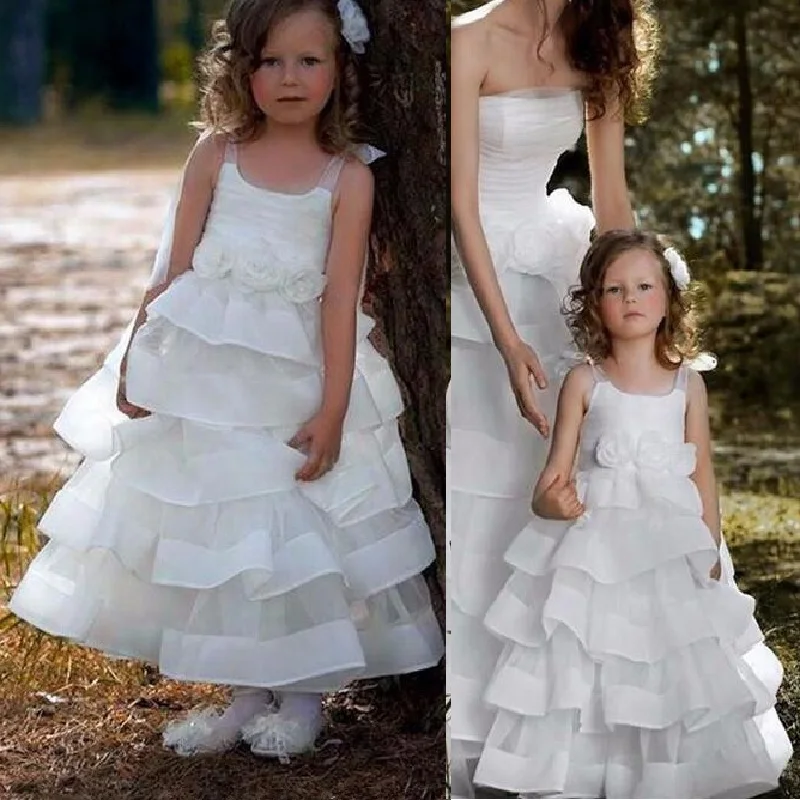 organza flower girl dress