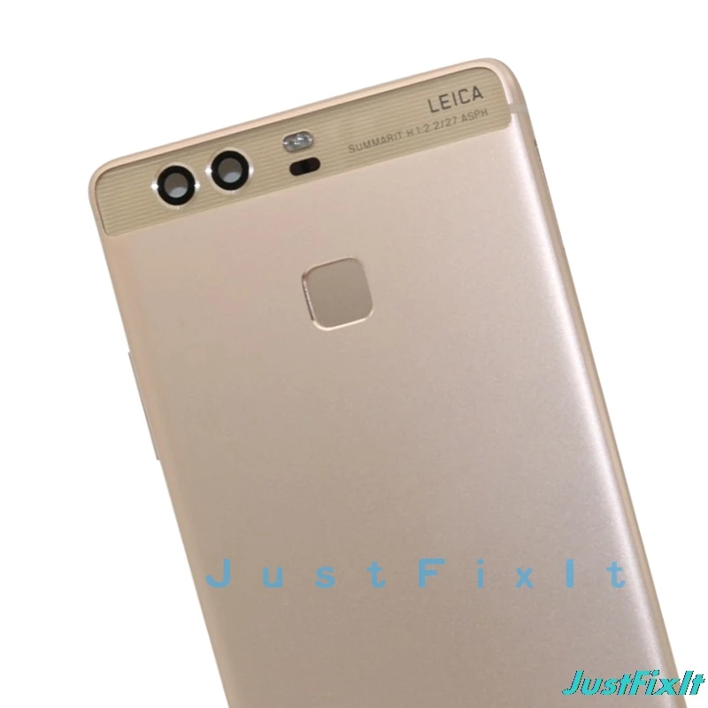 Корпус Батарея Крышка для huawei P9 EVA-L09 EVA-L19 EVA-AL00 дверь задняя Шасси Рама+ отпечатков пальцев Сенсор гибкий кабель