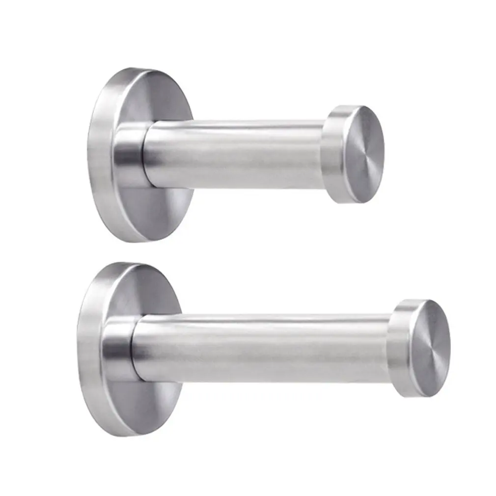 Stainless Steel Hook Single Hook Coat Hook Cylindrical Hook Bathroom Wall Hook Professional Durable Fashion