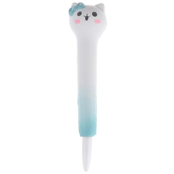 

1pc Ice Cream Panda Fox Gel Pen Cap Stationery Pencil Holder