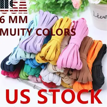 

1/4 inch 6mm*30M Elastic Elastic Band Sewing DIY Length DIY Elastic Cord US LOT