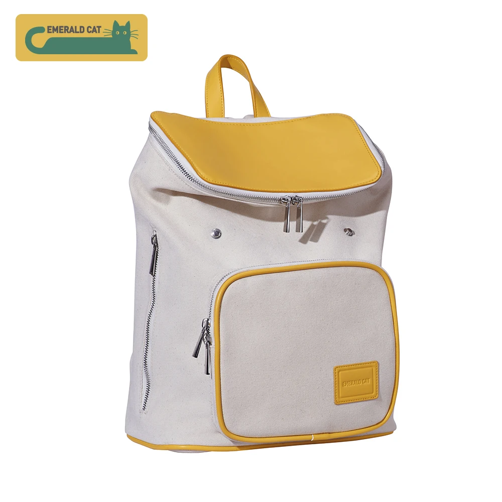

2019 Emerald cat Fashion Women Bag High Quality Casual Canvas Bags Female School Bag for Teenage Girls Book Mochilas Lady Bags