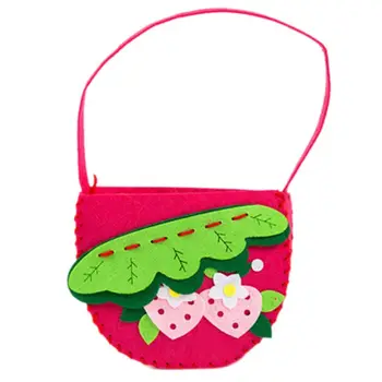 

Children Early Childhood Educational Toy Kids Manual Cloth Bag Cute DIY Craft Kit Creative Handmade Materials R7RB