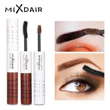 MIXDAIR шелковистая тушь для ресниц, гель для бровей двойного назначения, Подкручивающая густая Удлиняющая Тушь для ресниц, Удлиняющая Объем, кисть для ресниц, водостойкая косметика