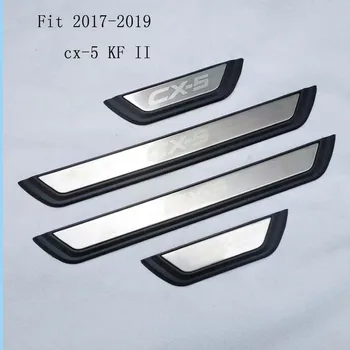 

Car Styling Accessories for Mazda cx-5 cx5 2017-2019 high quality stainless steel car External Scuff Plate/Door Sill Door Sill