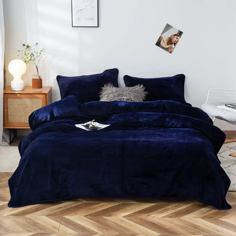 

Yaapeet 1pc Light Grey Soft Blanket Luxury Polyester Baby Blanket Elegant Europe Bed Cover Home Thickness Blanket for Bedroom