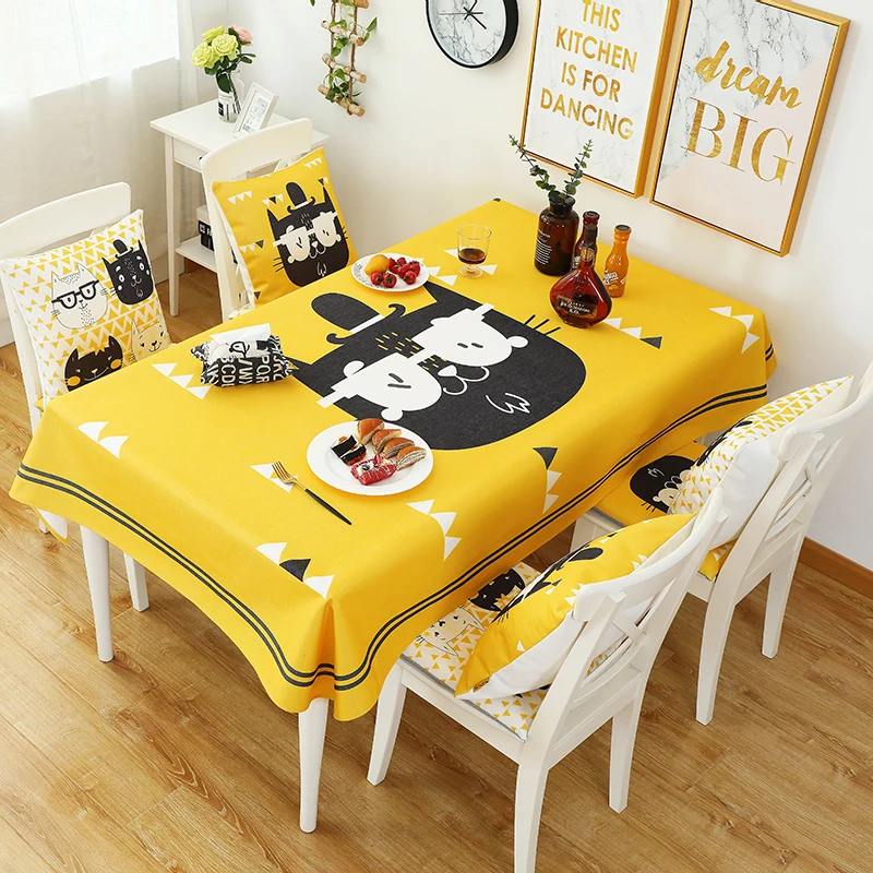 

Wedding Party Round Table cloth Washable Reusable Rectangular tablecloths room Decor table cover mantel navidad