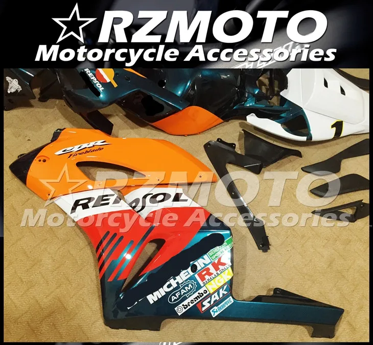 ABS мотоцикл обтекатель комплект для HONDA CBR1000RR 2004-2005 год кузов литья под давлением Магазин № 1345