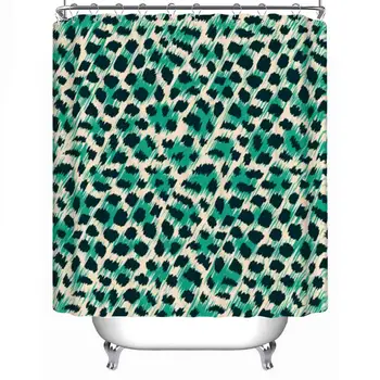 

Wild Cat Fur Print Seamless Pattern Vector Shower Curtain Useful Shower Curtain