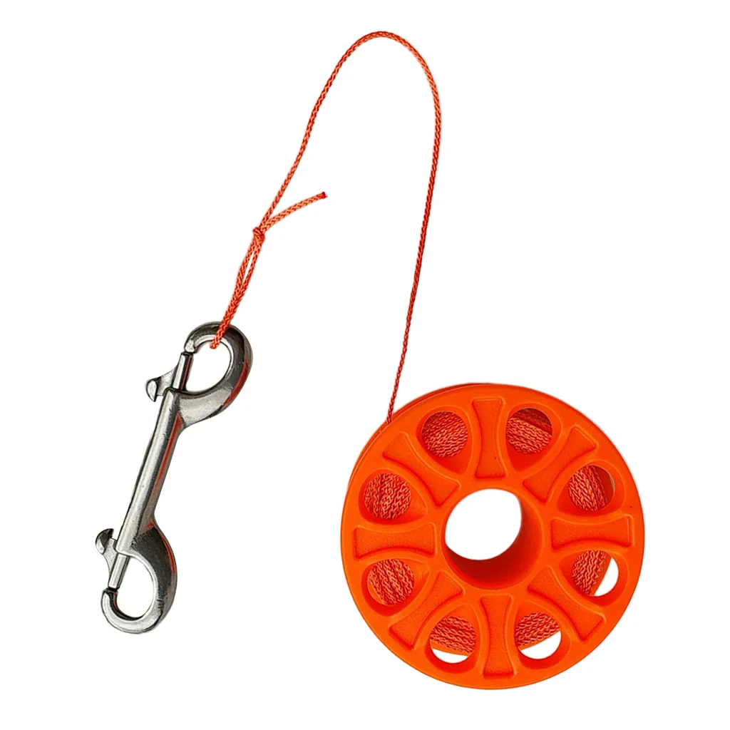 High Visibility Scuba Diving Finger Reel Spool +Dive 2 Hose Regulator Holder Diving Double Hose Holder Diving Finger Spool