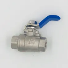 WOG полный порт шаровой клапан из нержавеющей стали 316 сверхмощный(1/" BSPP) короткая ручка