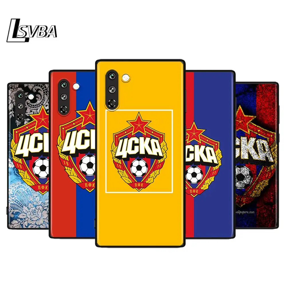 Pfc Cska Moscow Coloring Pages Silicone Soft Black Cover Russia Pfc Cska Moscow For Samsung Galaxy Note 10 9 8 Plus S10 5g S9 S8 S7 Plus S6 Phone Case Fitted Cases Aliexpress