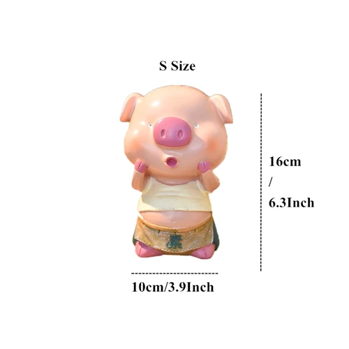 Pig Pout-S Копилка, копилка, копилка, сейф, счетчик монет, экономия, милая свинья, копилка, копилка, модель животного, фигурки для домашнего декора, креативные банки - Цвет: Pig Pout-S