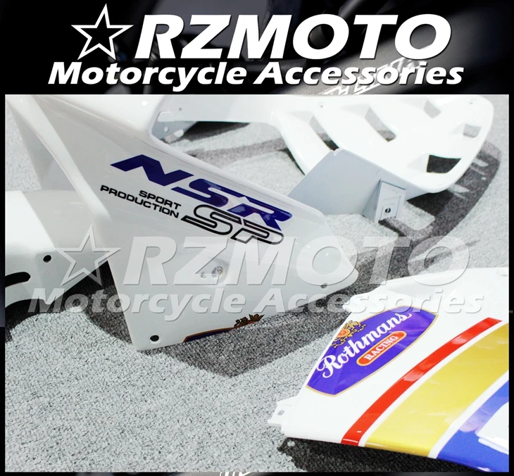ABS мотоцикл обтекатель комплект для HONDA NSR250 PGM3 1990-1993 год кузов литья под давлением Магазин № 1370