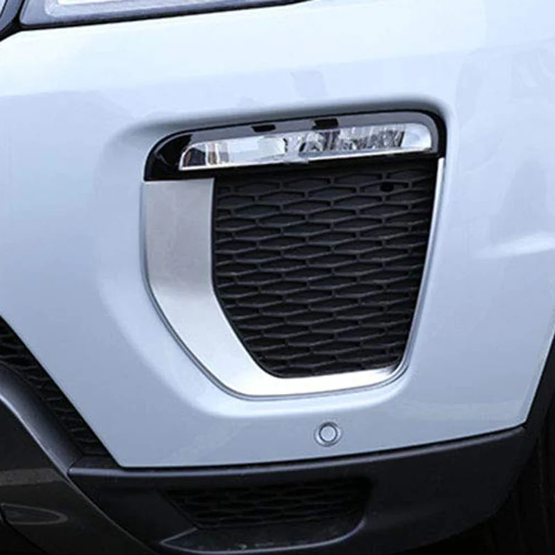 Для Land Rover Range Rover Evoque- автомобильные аксессуары передняя противотуманная фара рамка отделка Abs