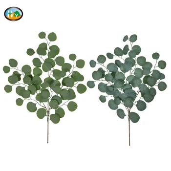 

Hui Rhyme Model Leaf Eucalyptus Fan-shaped Wedding Preproduction Room Demonstration