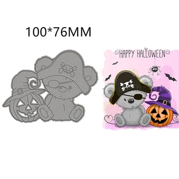 

2020 New Metal Cutting Dies Halloween Koala Stencil For DIY Scrapbooking Flowers Cut Shapes Embossing Craft Card Making no Stamp