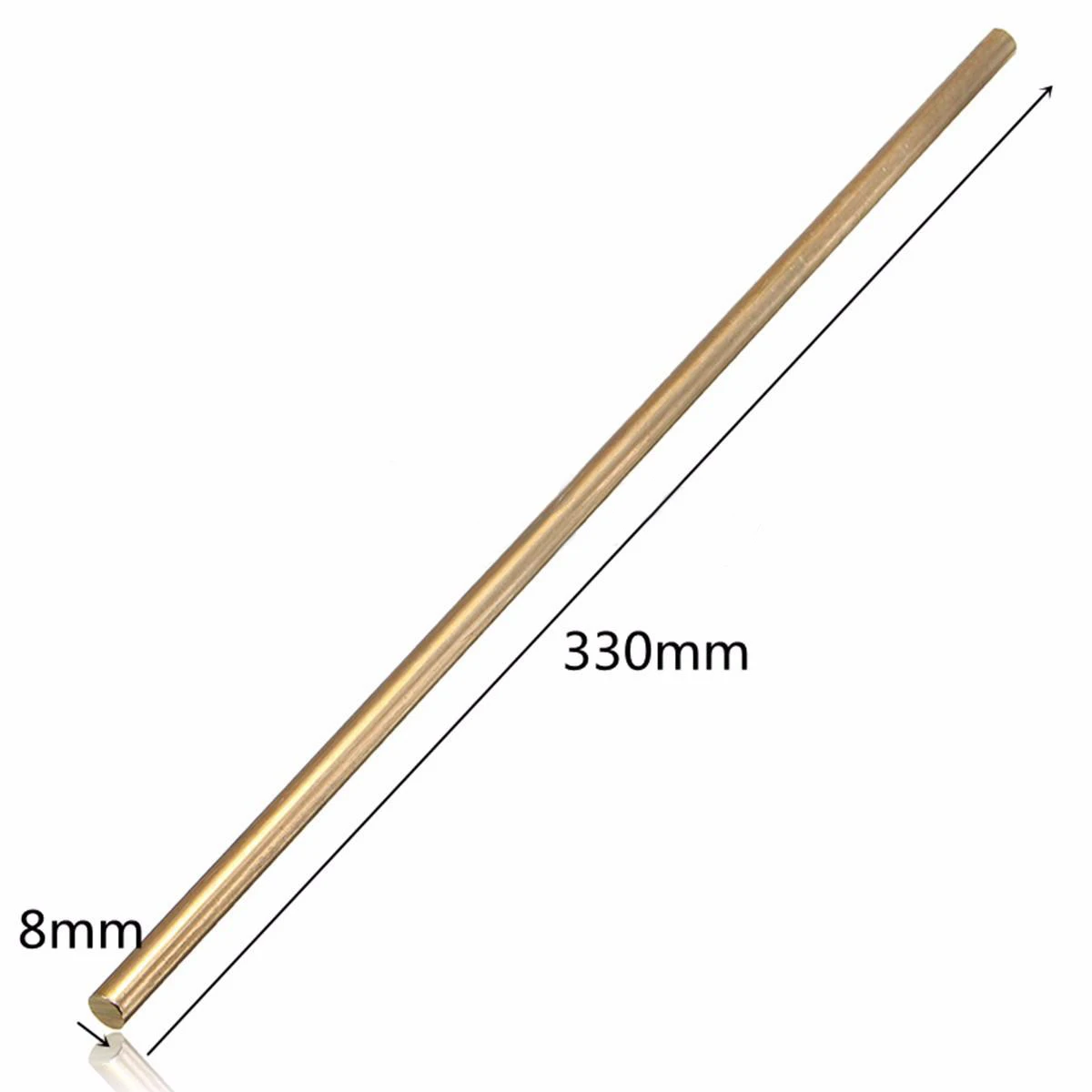 4/6/8/10/12mm DIY Hardware Brass Round Bar Rod Circular Wire Tube Modelmaking