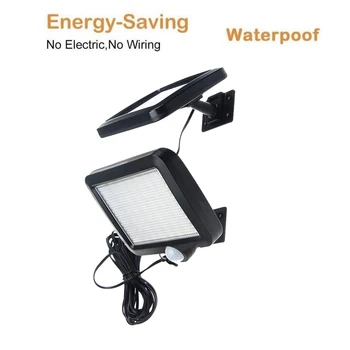 

Solar sensor light outdoor human body induction wall lamp 56/30LED street light split lamp home solar garden lawn pendant lamp