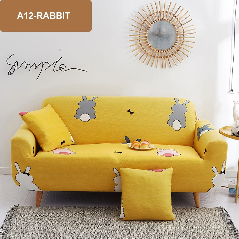 A12 Slipcovers эластичный чехол для дивана все включено нескользящий эластичный Полный Чехол для дивана диван полотенце один/два/три/четыре места - Цвет: A12