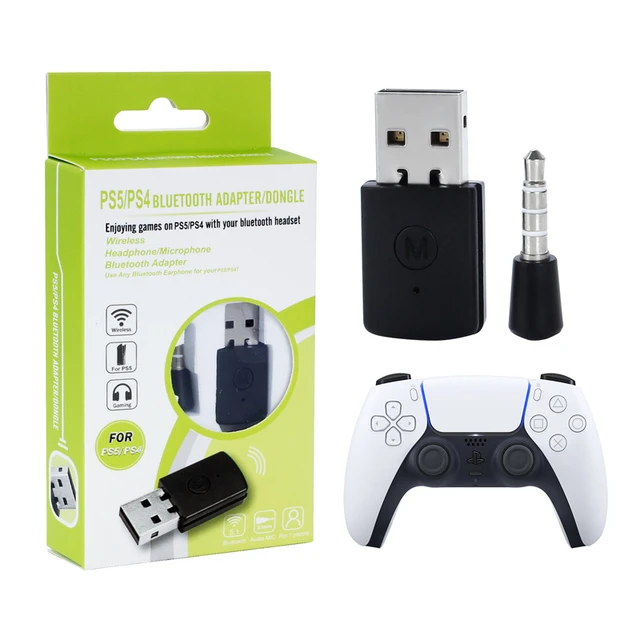 Adaptateur USB sans fil pour Console de jeu PS5/PS4/NS/PC/P3, adaptateur  Bluetooth Xbox360, récepteur émetteur, accessoires