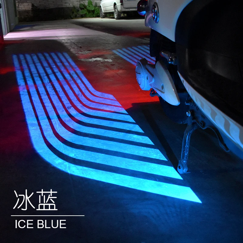 Автомобильная декоративная лампа с «крыльями ангела» Led шасси проекции 2 шт. RGB пульт дистанционного управления Управление атмосферного полосы светильник шасси декоративный светильник s - Испускаемый цвет: Ice Blue