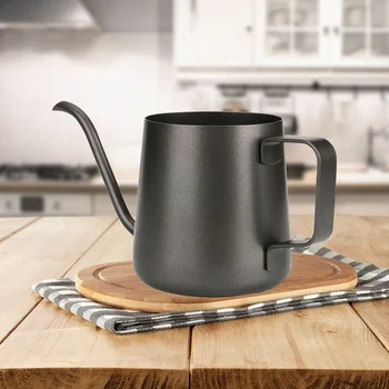 

350ml Stainless Steel Pour Over Coffee Maker Drip Coffee Pot With Long Narrow 4MM Spout Hanging Ear Coffee Kettle
