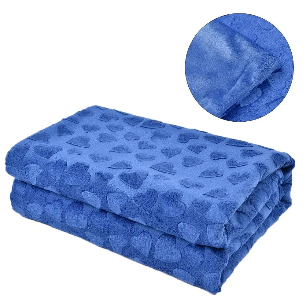 Синее тяжелое одеяло пододеяльник короткое плюшевое удобное плотное одеяло для детей хорошее спальное портативное домашнее дорожное одеяло
