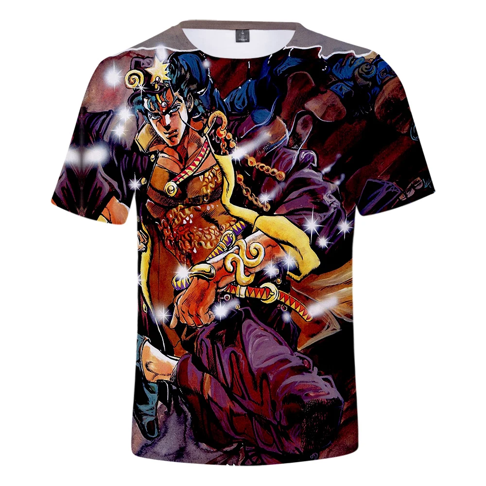 Футболка JOJO с 3D принтом для мужчин и женщин модный топ в стиле хип-хоп мальчиков