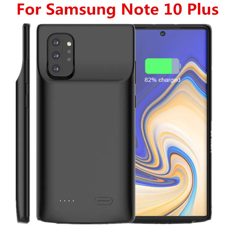 For Note 10 Plus For Samsung Galaxy Note 10 Note 10 Plus Battery Charger Case 6000mAh Backup PowerBank Case For Samsung Note 10 Plus Battery Case - Цвет: For Note 10 Plus