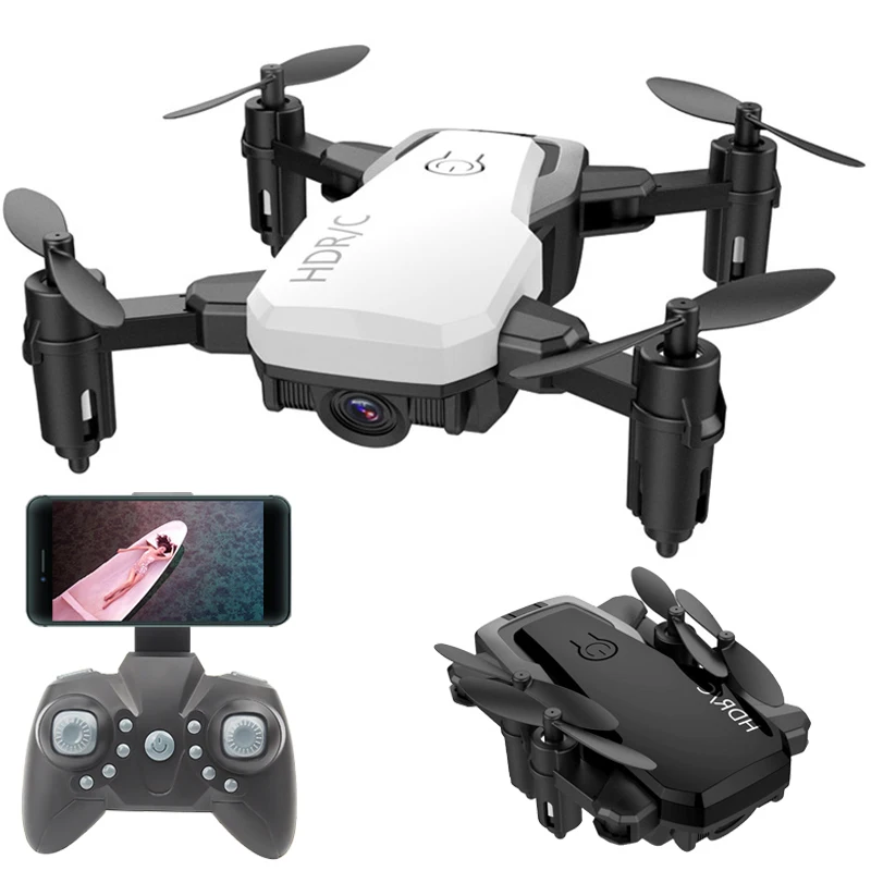 

Foldable Mini Drone RC Quadcopter With HD Camera High Hold Function Remote Control Helicopter With Headless Mode Toys Xmas Gifts