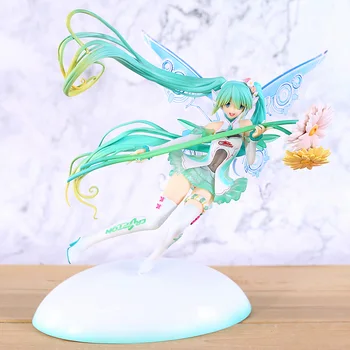

Hot Toy Hatsune Miku Figure Racing Butterfly Ver. Miku Action Figure PVC Collectible Model Toy