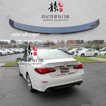 

Spoiler For Infiniti Q70 Q70L Spoiler Carbon V Style 2013-2017 Carbon Fiber Or FPR Rear Trunk Wing Spoiler Lid Q70 spoiler