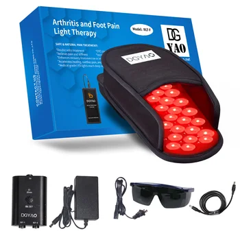 

DGYAO Red Infrared Light Therapy Devices Slipper for Rheumatoid or Arthritis Pain Relief Foot Massager at Home